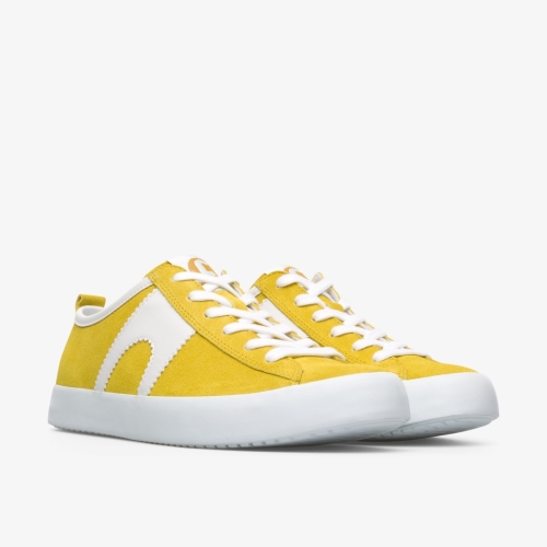 Camper Imar Womens Sneakers US-22273 Yellow / White Outlet